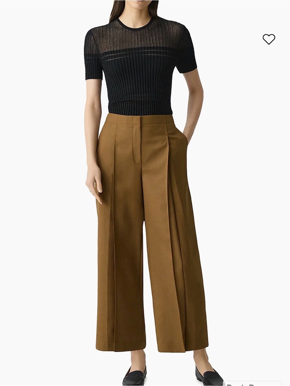 Theory Copper City Twill Deep Pleat Pant